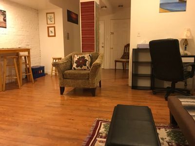 Living room apartment in Boston