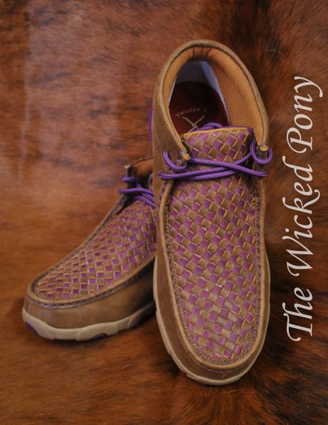 twisted x driving mocs purple