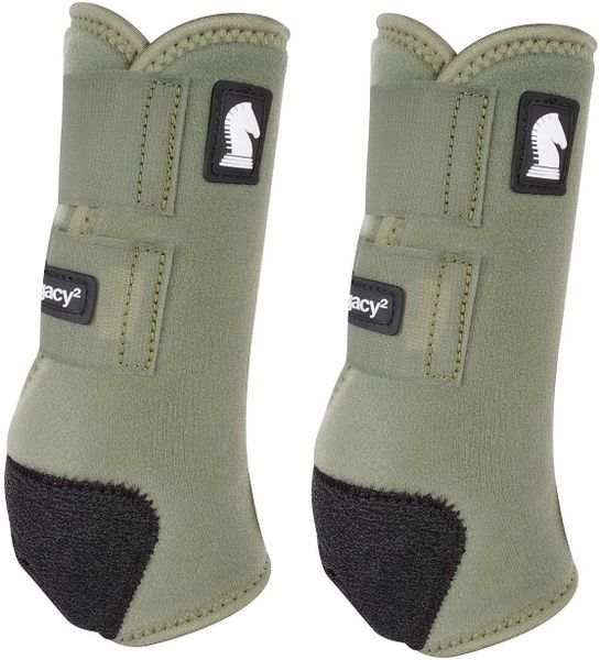 classic equine leather skid boots