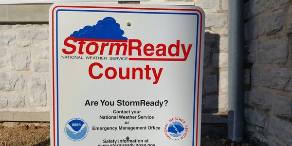 StormReady recognition badge from NOAA National Weather Service indicating Newton County is a StormR