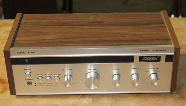 Vintage Superscope (By Marantz) 2 w/ Silver Face Stereo Amplifier