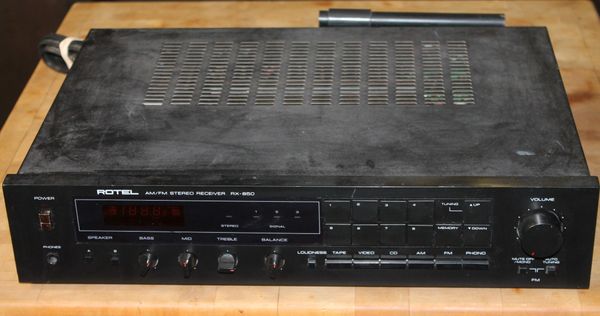 Rotel RX850 2 Channel AM/FM Stereo Receiver