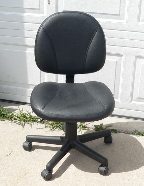 Black Office Chair-No Arms