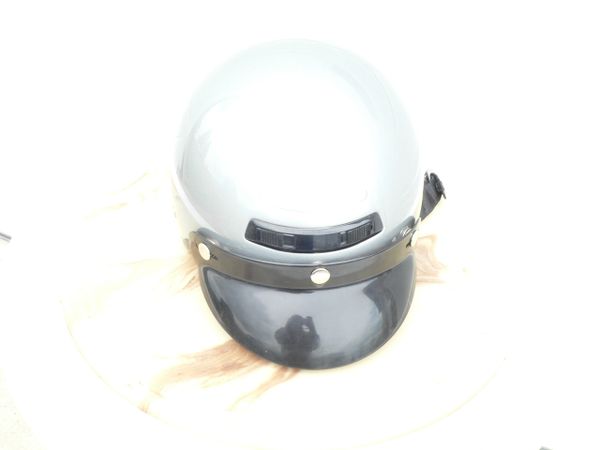 Small Size ZR Motorcycle Helmet (Silver)