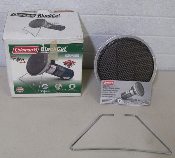 New Coleman Black Cat Portable Propane Catalytic Space Heater