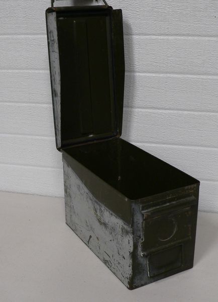 Military Metal Ammo Box