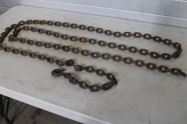 15 Feet 5/16" Chain with 1 Hook