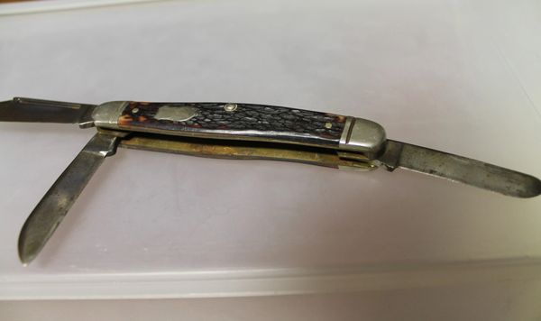 Vintage Western 742 3 Blade Pocket Knife