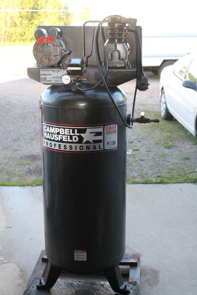 Campbell Hausfeld 60 Gallon 3.70 H.P. 220 Volt Compressor ( Made In USA )