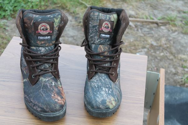 Size 12 Brahma Camo Boots With Thinsulate Insulation