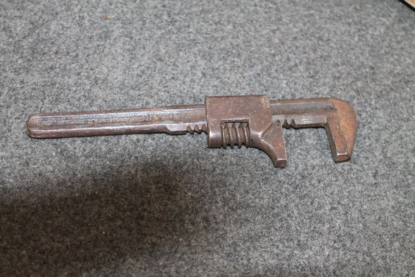 Vintage McKaig-Hatch Buffalo, NY USA made 9" adjustable wrench