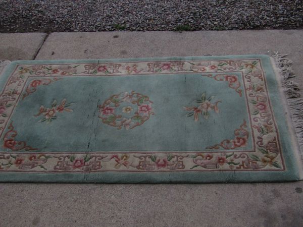 Teal With Multi Colors Heavy 68''x 36'' Rug/Carpet