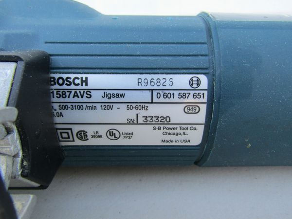 Bosch SDS Model 1587AVS Jig Saw