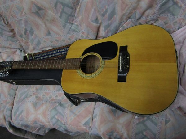 Vintage Ventura # V17 12 String Acoustic Guitar With Hard Case