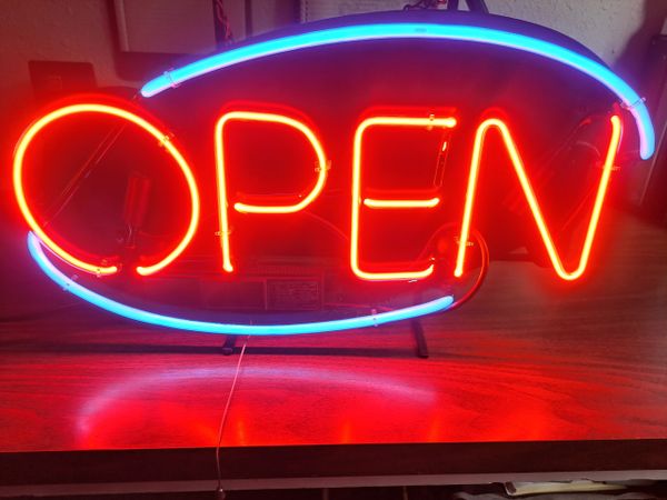 2 Color Open Sign ( 23'' X 12'' Tall )