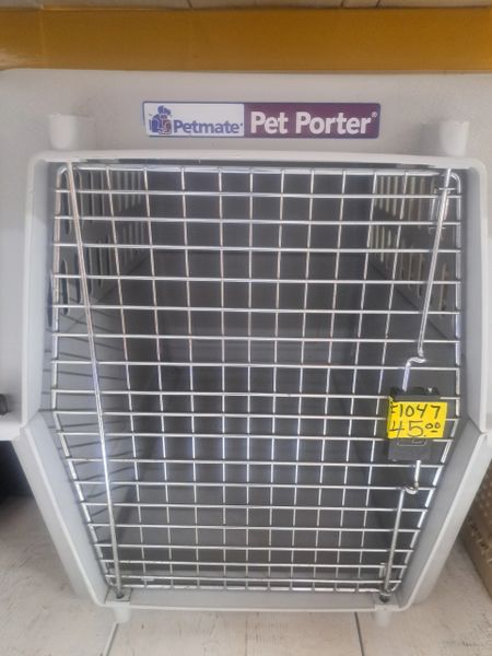 Large White Pet Mate Pet Porter Dog Kennel/Carrier