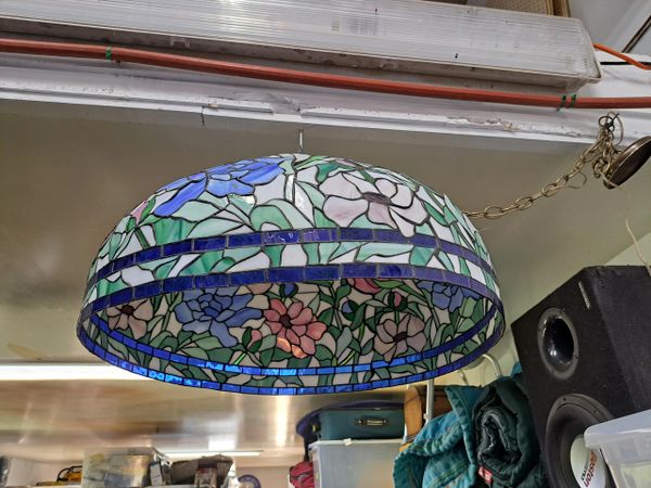 Stained Glass 24'' Tiffany Hanging Lamp