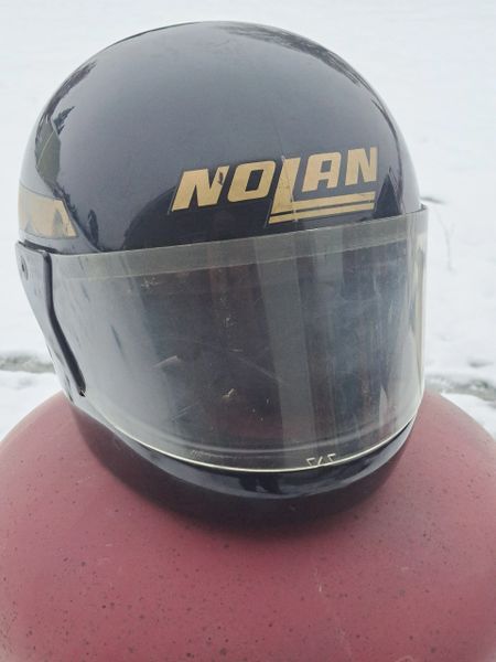 Nolan Black Full Face Motorcycle Helmet ( Medium )