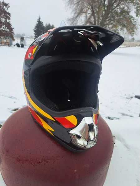Fly Moto X Motorcycle Helmet (Size Large)
