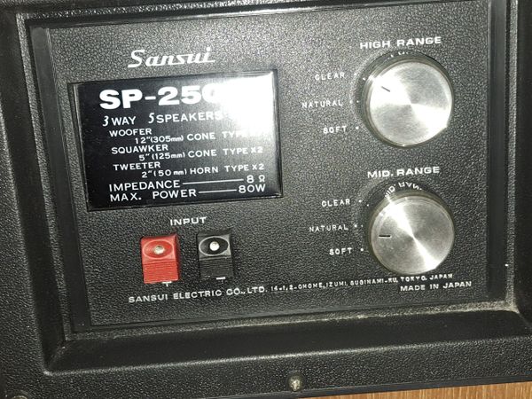 Vintage Sansui SP 2500 Speakers - $550