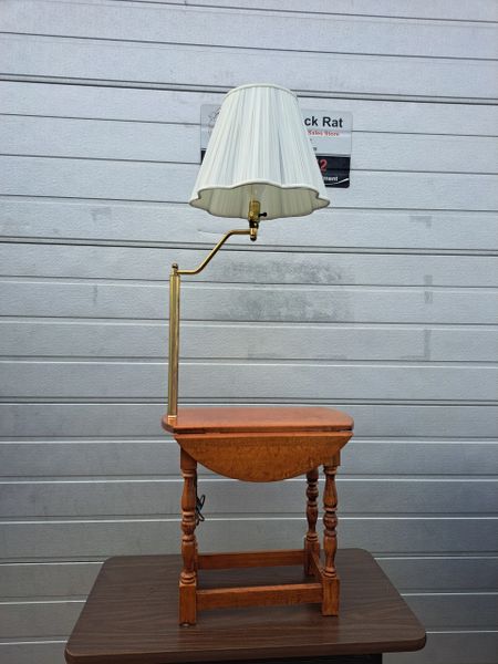 Drop Leaf Lamp Side Table