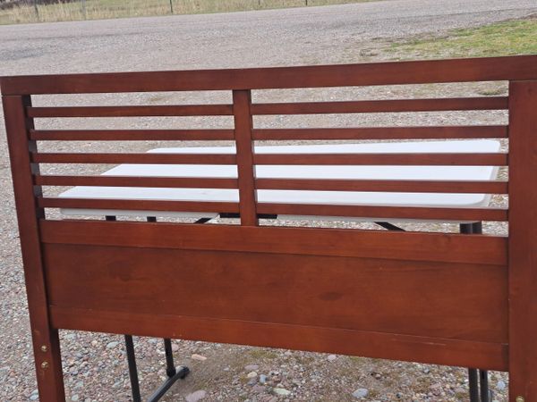 Complete Full Size Wood Headboard Footboard Rails and Slats