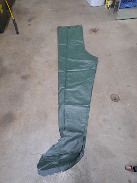 Green Rubber Fishing Chest Waders-XL