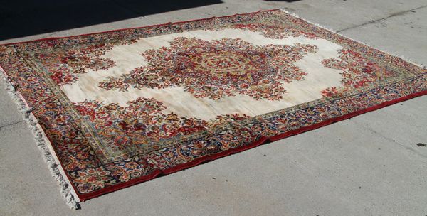 Large Fringe Carpet Rug