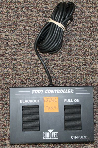 Chauvet CH-FSLS Light System Foot Pedal Switch Controller Live Stage
