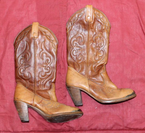Acme Brown Cowgirl Boots--Size 13D