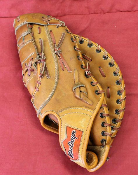 Vintage MacGregor Big Dipper BM7T First Base 12" RHT Glove Mitt John Mayberry Autograph Model