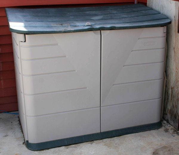 Rubbermaid Plastic Garden Storage Shed Jolly Pack Rat Quality