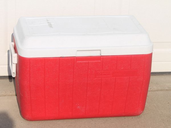Red Trunk Cooler / Ice Chest