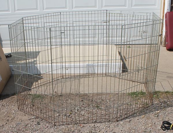 Wire Fold Up Pet Exercise Pen-5 foot Diameter