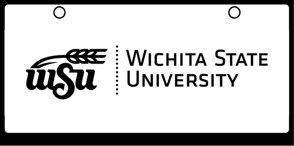 Wichita State Logo Black on White