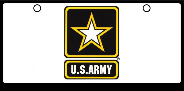 US Army Logo, Color on White