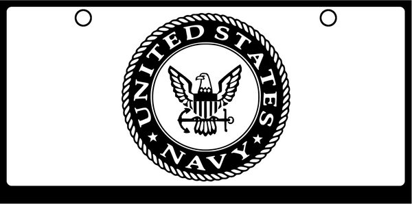 US Navy Seal Black on White