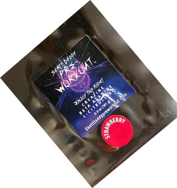 Pre Workout Single Serve Packets TROPICAL Skatt Daddy Energy