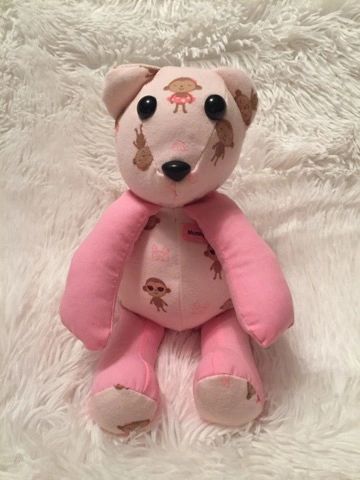 Handmade Memory Bear Made With Loved Ones Clothing Keepsake Teddybear  Memorial