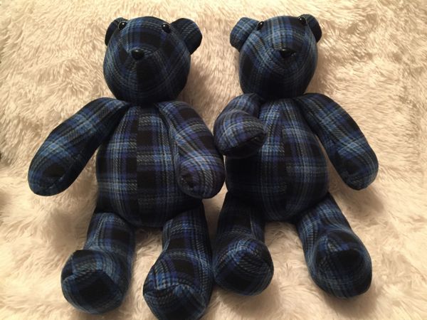 Handmade store memory bears