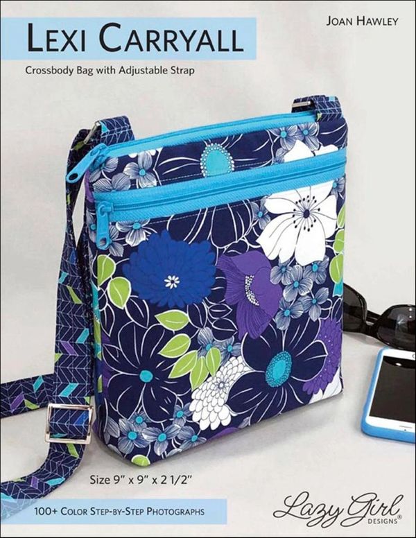 LEXI:  9 x 9 x 2 1/2" = $35

This bag is the Basic Style & can be sized down 20% for $5 less.