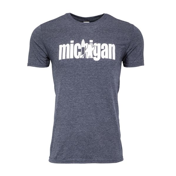 Michigan Paddle Bear T-Shirt - Michigan Paddle Board Shirt - Paddle Board Shirt - Michigan Bear - Michigan Outdoors - Michigan Wilderness - MADE IN MICHIGAN!