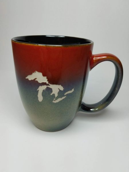 Rustic Bistro Michigan Great Lakes Mug