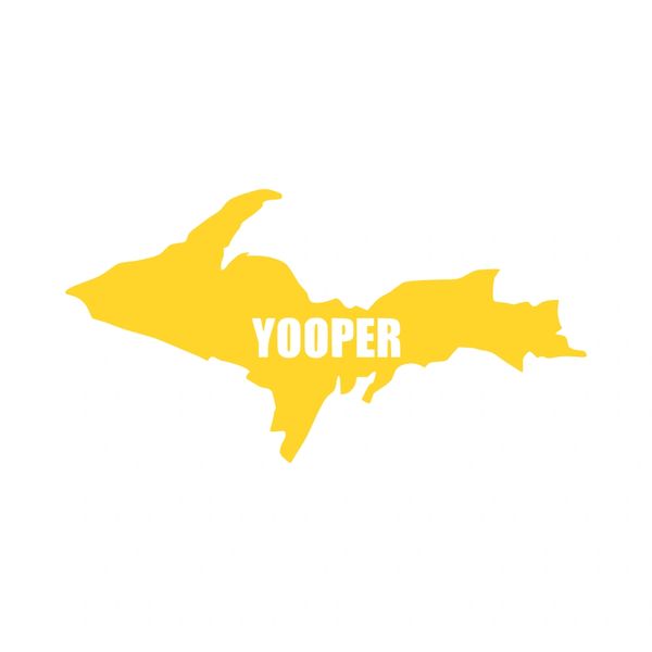 Michigan Upper Peninsula Yooper Vinyl Car Decal