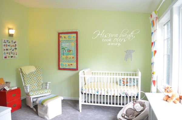 His first breath took ours away Wall Decal