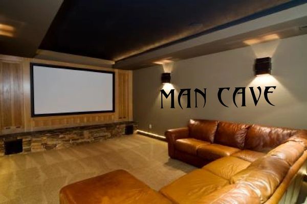 Man cave Wall Decal