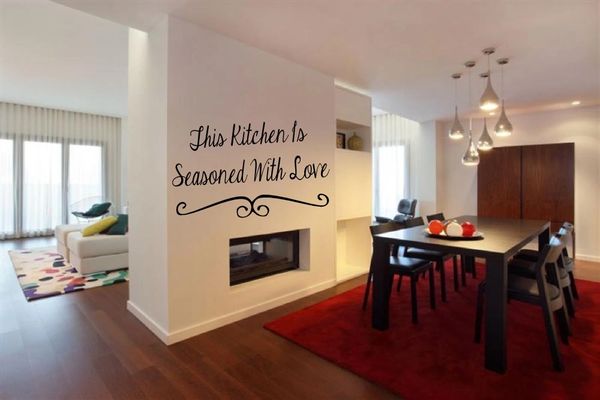 This Kitchen is seasoned with love Wall Decal