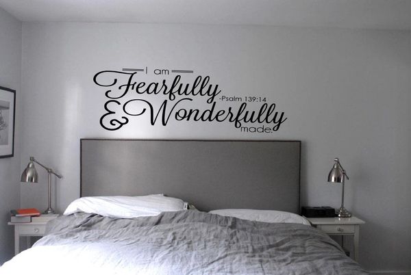 I am Fearfully and Wonderfully Made Wall Decal