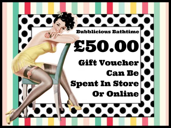 Bubblicious Bathtime - £50.00 Gift Voucher (Emailed)