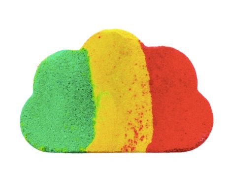 Don't Worry Be Happy Colour Streaming Bath Bomb